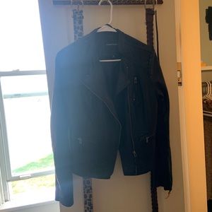 Maurice’s size M black leather jacket